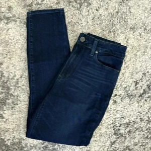 Paige Womens Hoxton Crop Dark Wash Jeans Size 26